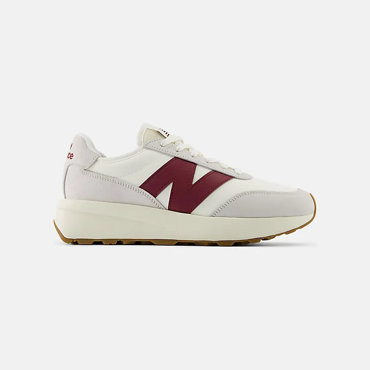 New Balance 370 Sea Salt Classic Crimson Gum (U370CB)