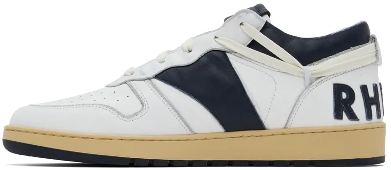 Rhude White & Navy Rhecess Low (RHPF22FO04178807)