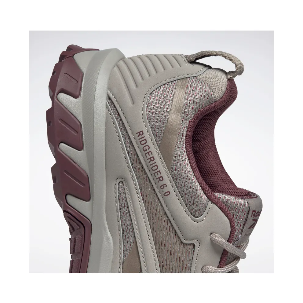 Reebok Ridgerider 6 Shoes Boulder Grey / Rich Red / Golden Bronze