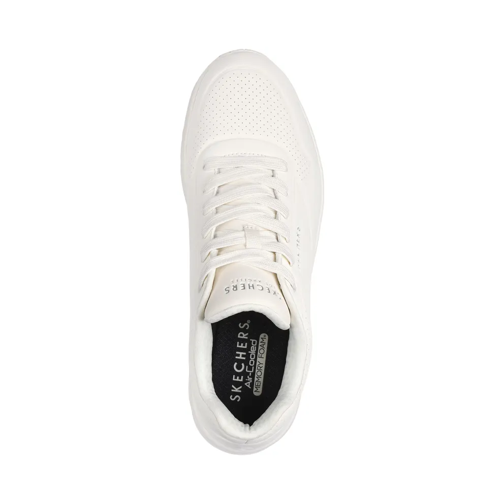 Skechers Uno – Stand On Air – Winter White (52458 WWHT)