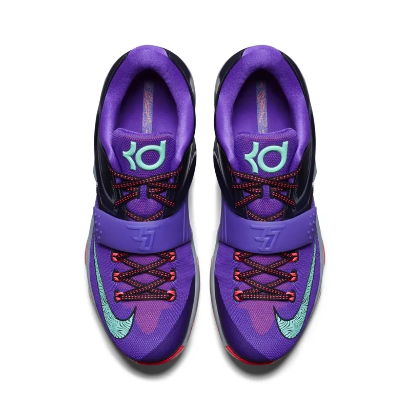 Nike KD 7 Lightning 534 Cave Purple-Hyper Grape-Magnet Grey-Bleached Turquoise (653996-535)