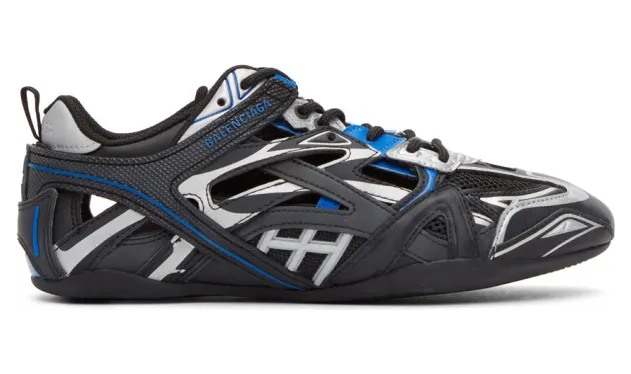 Balenciaga Black and Blue Drive Sneakers (624343-W2FD1-1041)