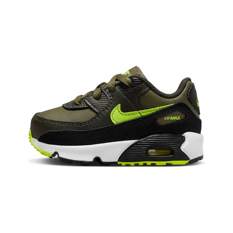 Nike Air Max 90 LTR TD “Medium Olive/Volt-Black” (DV3609-200)