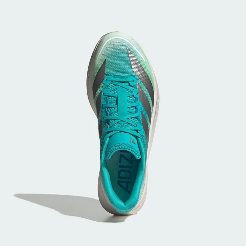 Adidas Adizero Boston 13 Running Shoes Hi-Res Aqua / Iron Metallic / Grey One (KK4990)