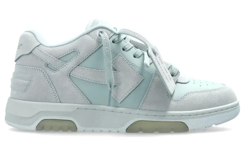 Off-White Our Office sneakers met Arrow-patroon – Blauw (OMIA189S26LEA0048505)