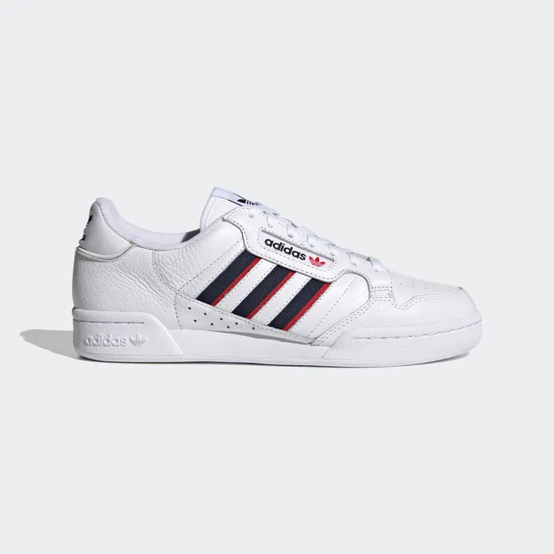 Adidas Continental 80 Stripes Cloud White / Collegiate Navy / Vivid Red (FX5090)
