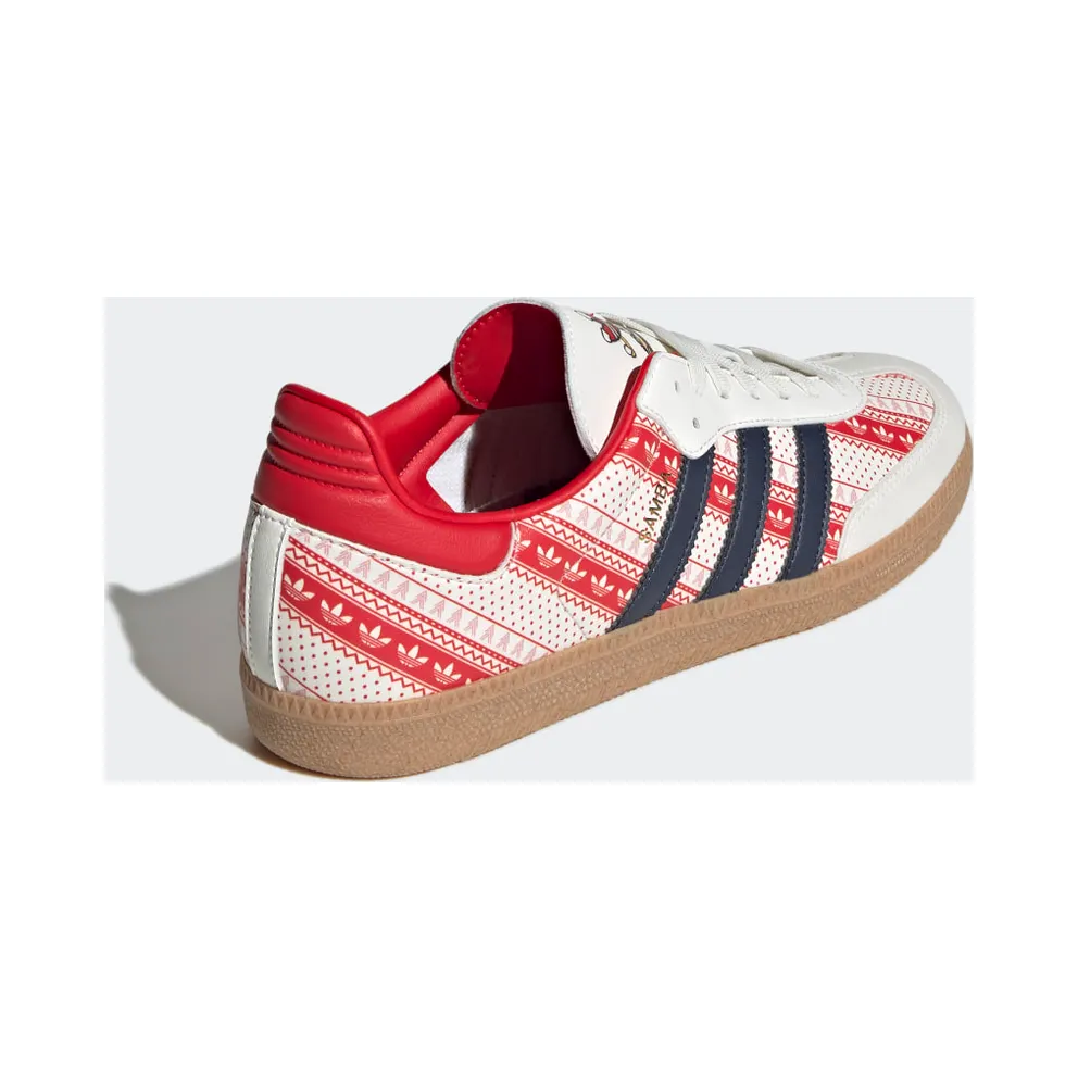 Adidas Samba Vegan Christmas Cloud White / Shadow Navy / Vivid Red (GZ4711)