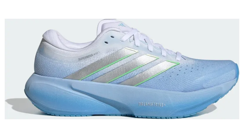 Adidas SUPERNOVA RISE 3 HARDLOOPSCHOENEN Glow Blue / Silver Metallic / Cloud White (JR1613)