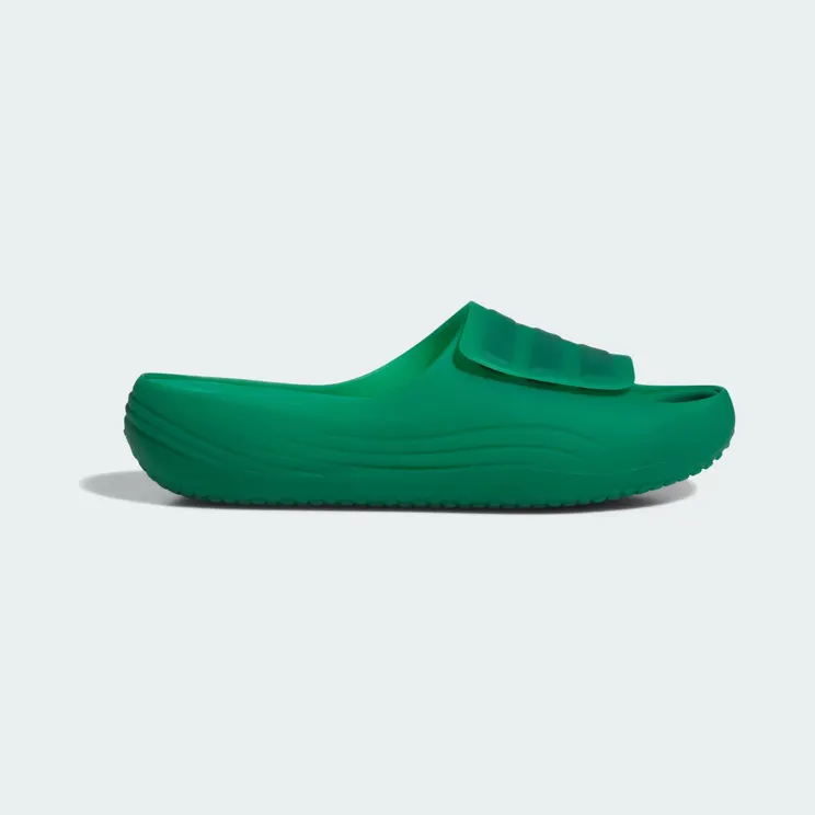 adidas Adislide Sandals “Bold Green / Core Black / Bold Green” (JR4751)