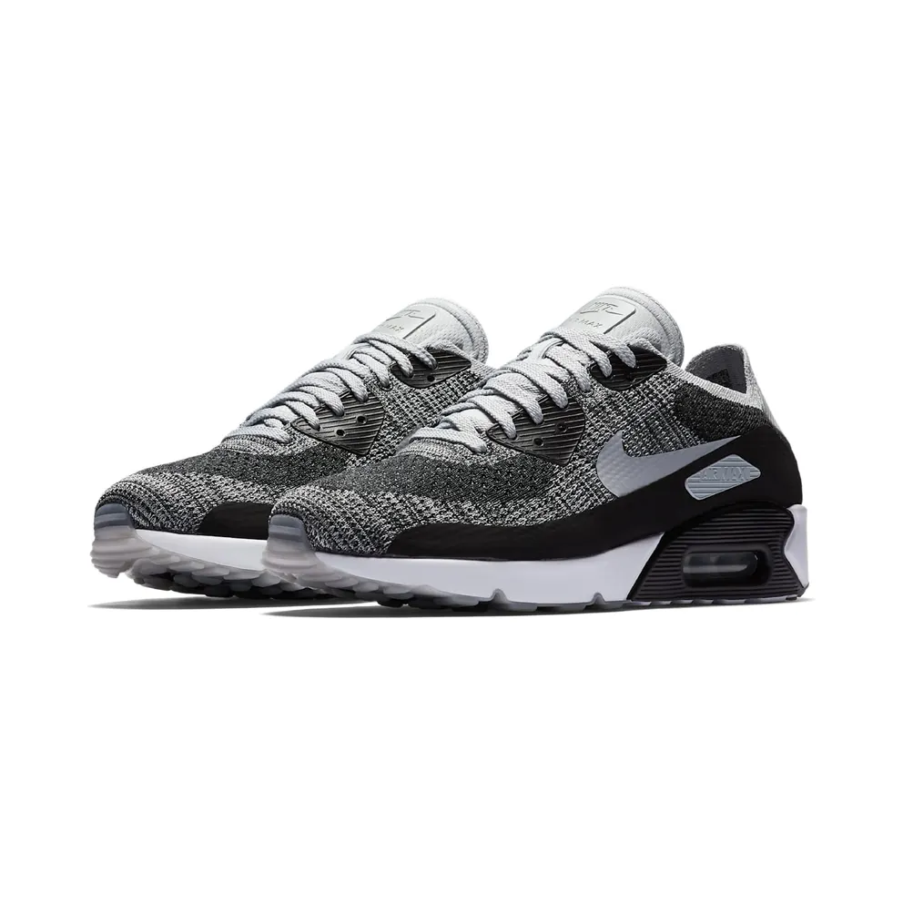 Nike Air Max 90 Ultra 2.0 Flyknit Black Wolf Grey Black/Wolf Grey-Pure Platinum-Dark Grey (875943-005)