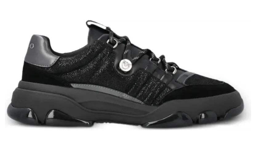 Pinko Chunky met vlakken met glitters “Black” (SS0195P002)