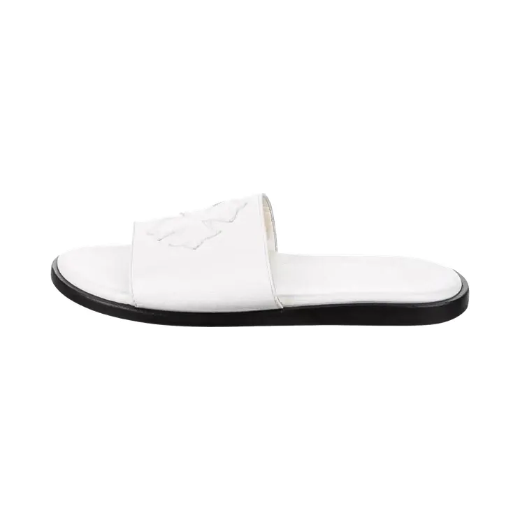 Chrome Hearts Leather Slides “White” (CHRM0967)