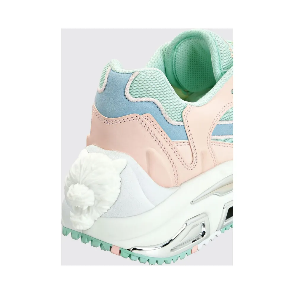 Plein Sport PS. Project Gen. X-01 in Leather and Mesh with Bicolor Design Blue (FABSUSC0328PTE003N0307)
