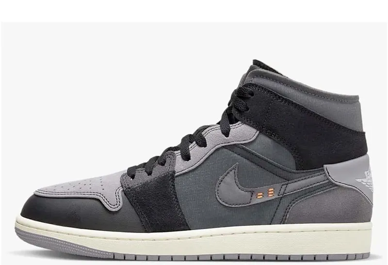 Air Jordan 1 Mid SE Craft Black (DM9652-001)