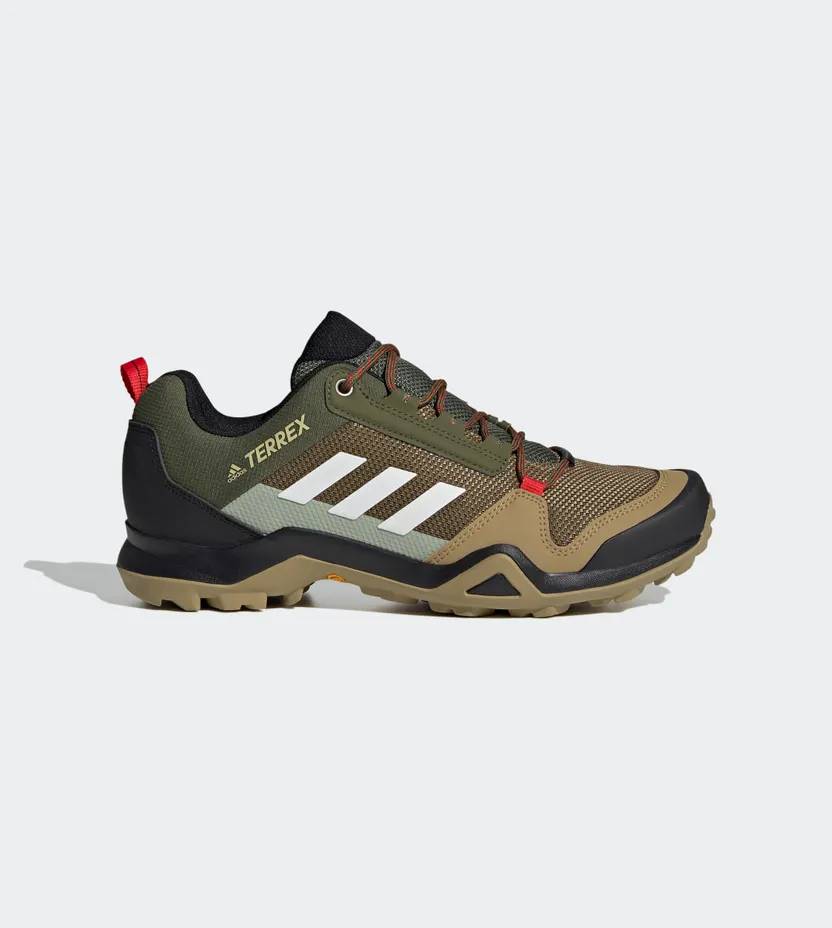 adidas Terrex AX3 Hiking Wild Pine / Crystal White / Vivid Red (FX4576)