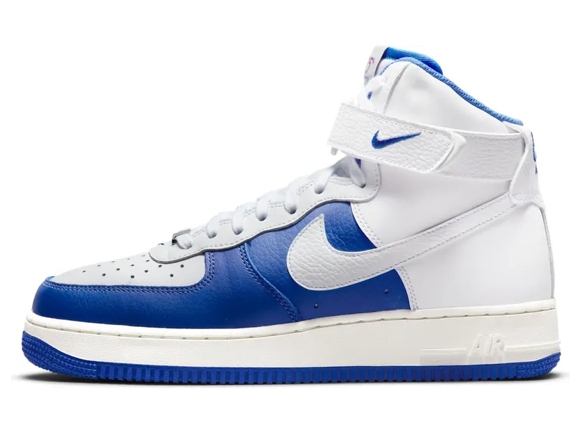 Nike Air Force 1 High 07 LV8 NBA 75th Anniversary Hyper Royal – “White / White / Hyper Royal / Sail” (DC8870-100)