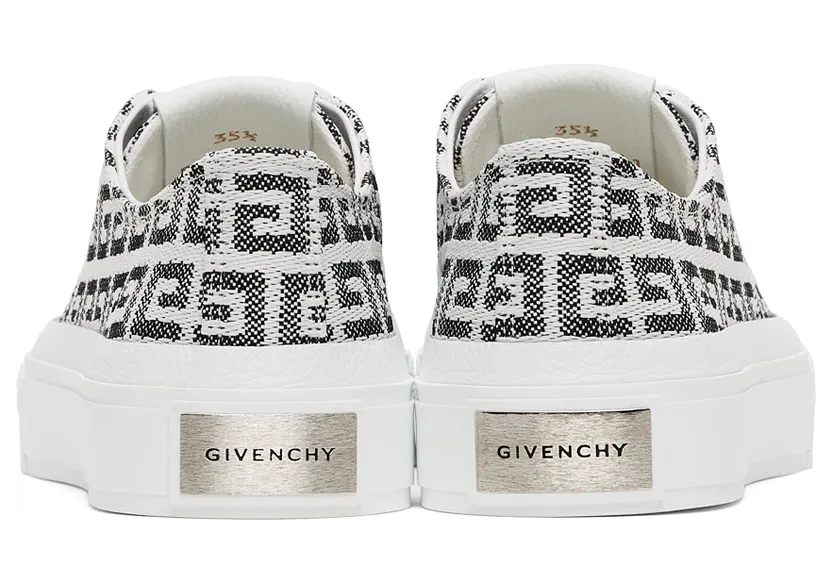 Givenchy Black & White 4G City Sneakers (BE001NE10N) (4)