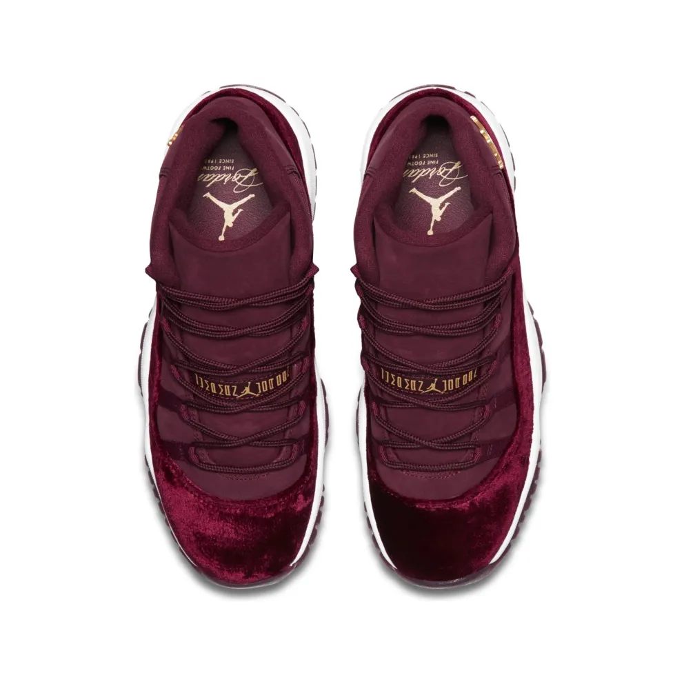 Air Jordan Nike AJ XI 11 Retro Heiress Night Maroon (GS) (852625-650)
