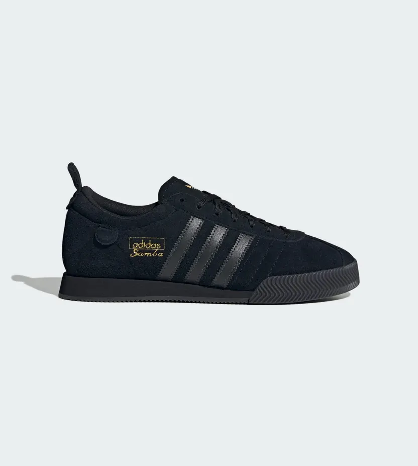 Adidas SAMBA 62 SUPER SHOES Core Black / Core Black / Gold Metallic (IH4378)