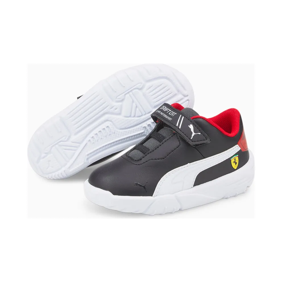 Puma Scuderia Ferrari Drift Cat Delta Motorsport Shoes baby’s White/Black (306898-04)