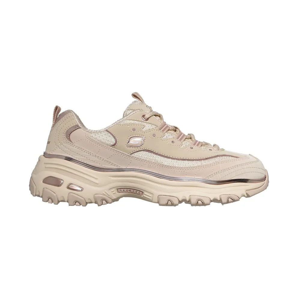 Skechers D’Lites – Chrome Wave Sneaker Natuurlijk