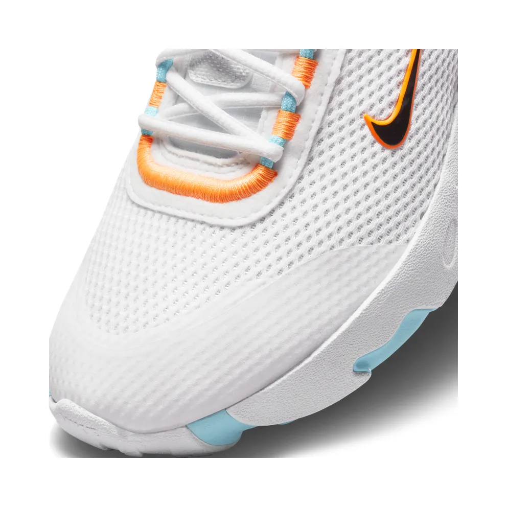 Nike React Live “White / Total Orange / Chlorine Blue / Black” (DM3186-100)