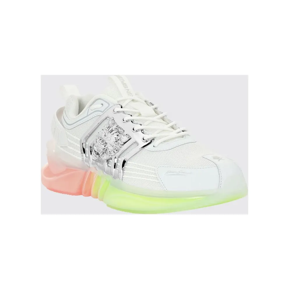 Plein Sport Runner Tiger Low-Top Mesh with Chunky Sole White (AABSUSC0352STE003N01)