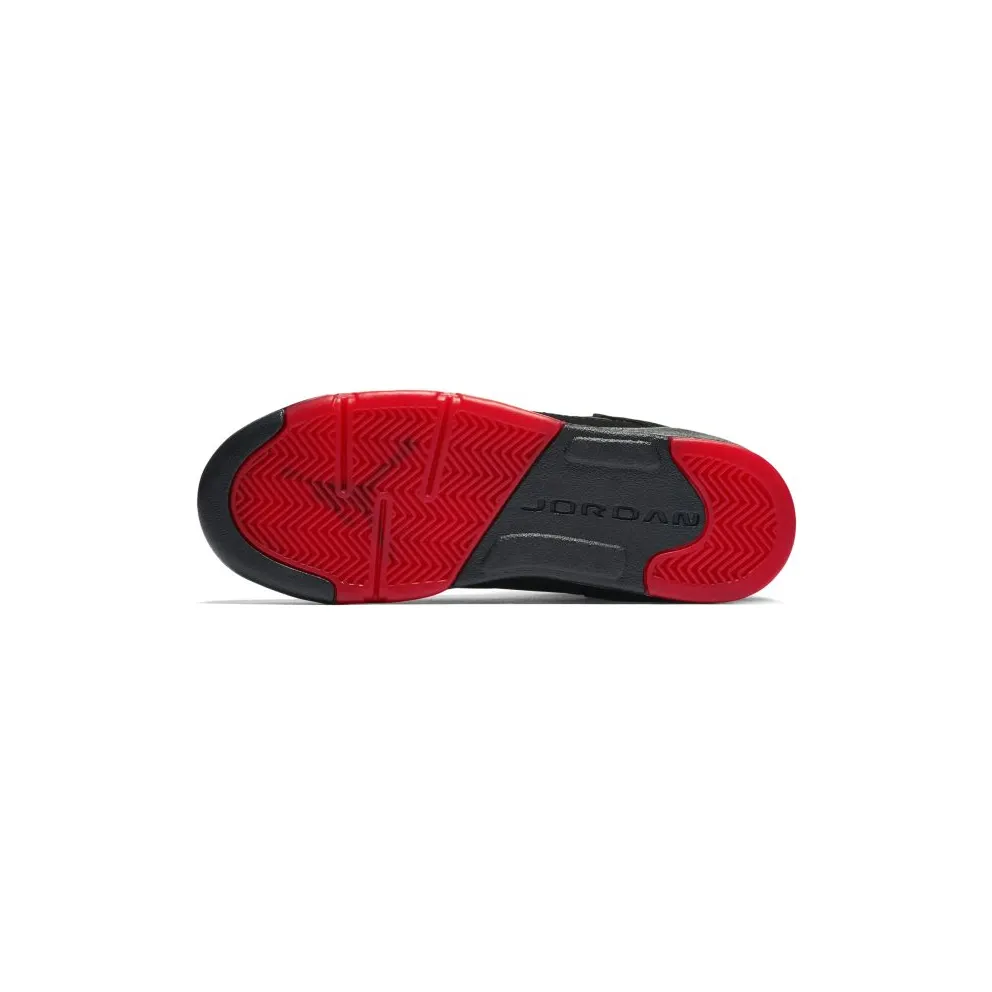 Jordan 5 Retro Low Alternate 90 (GS) Black/Gym Red/Metallic (314338-001)