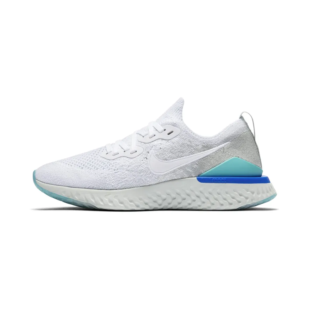Nike Epic React Flykint 2 “White / Light Silver / Spruce Aura” (BQ8927-105)
