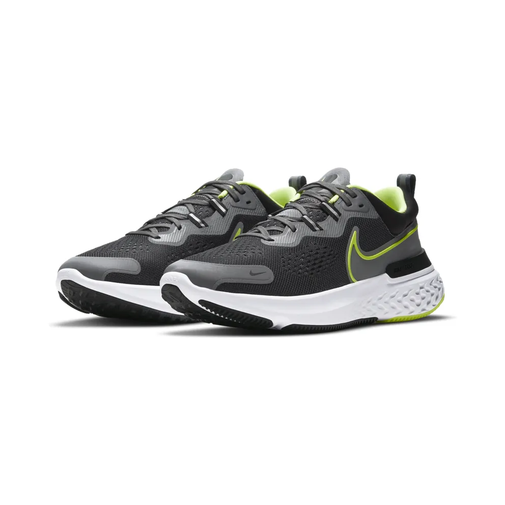 Nike React Miler 2 “Smoke Grey / Black / Volt” (CW7121-002)