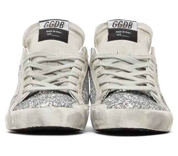 Golden Goose SSENSE Exclusive Silver Glitter Superstar Silver (F37WS590.A49) (2)