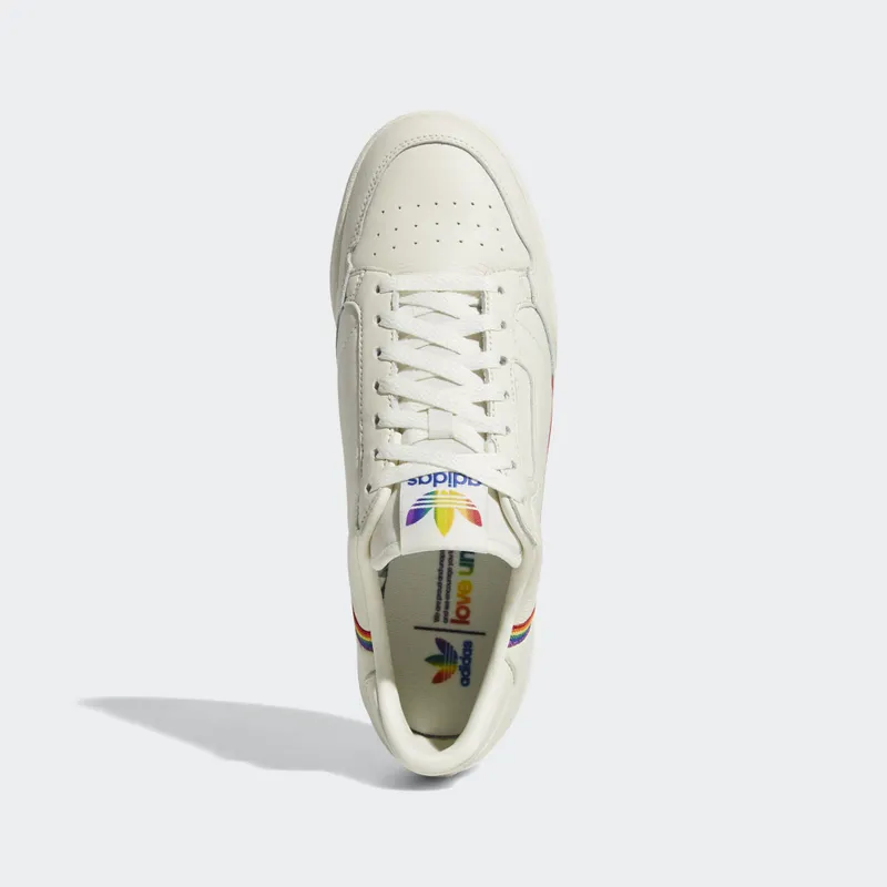 adidas Continental 80 Pride (2019) Chalk White/Multi-Color/Chalk White (EF2318)