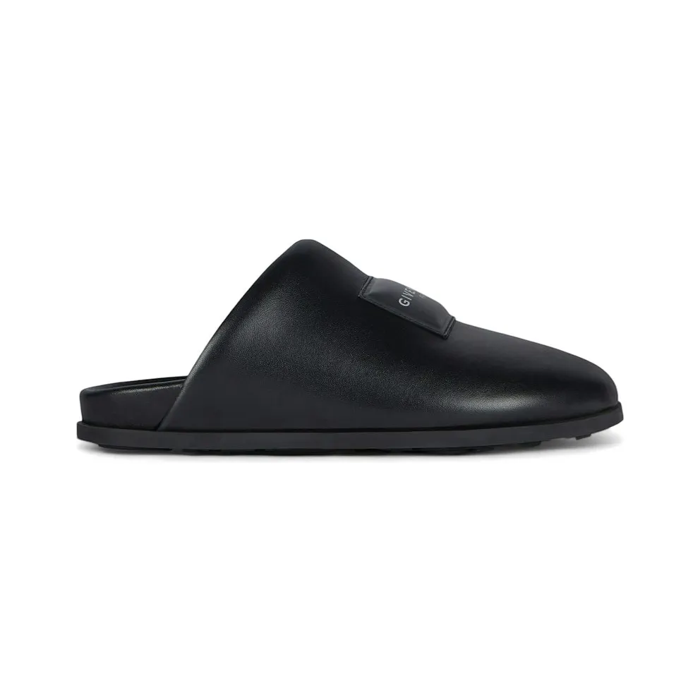 Givenchy Label Flat Mules Black (BE30AKE2GB-001)
