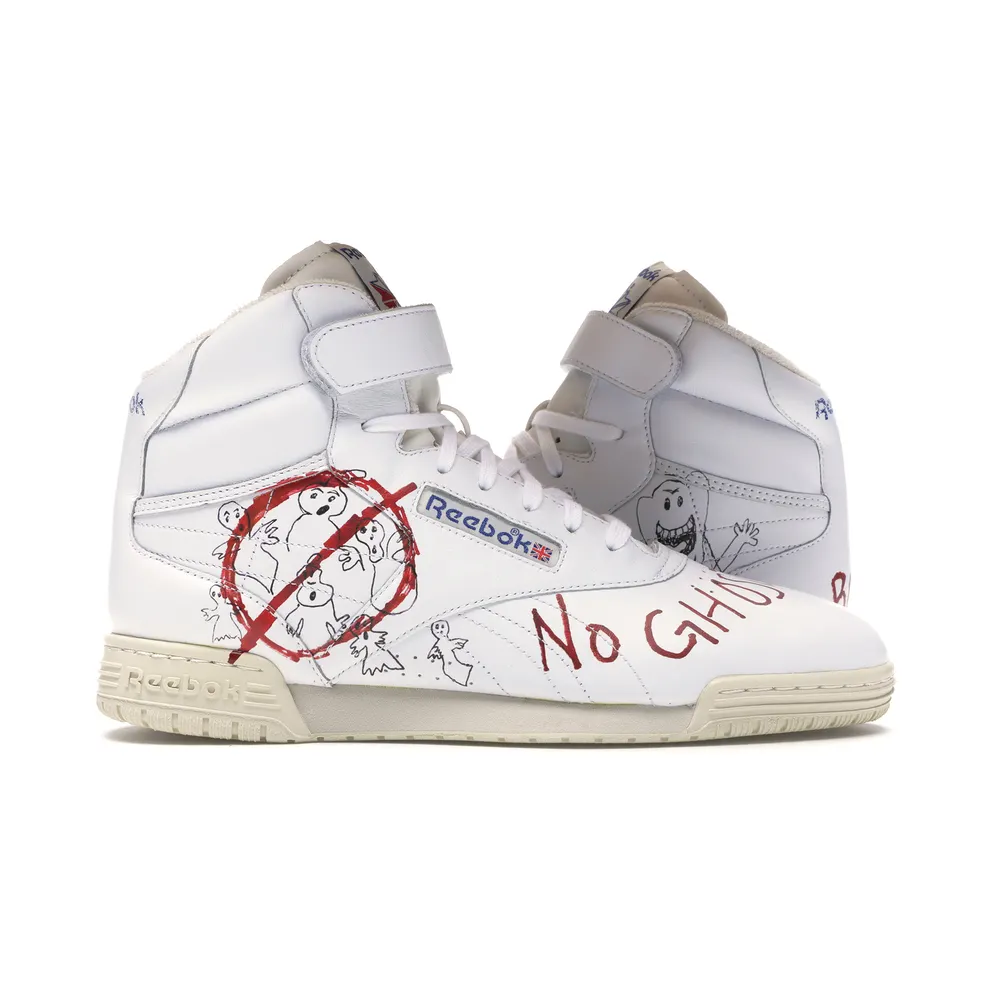 Reebok Ex-O-Fit Clean Hi Bait x Ghostbusters x Stranger Things Vintage (CN2282)