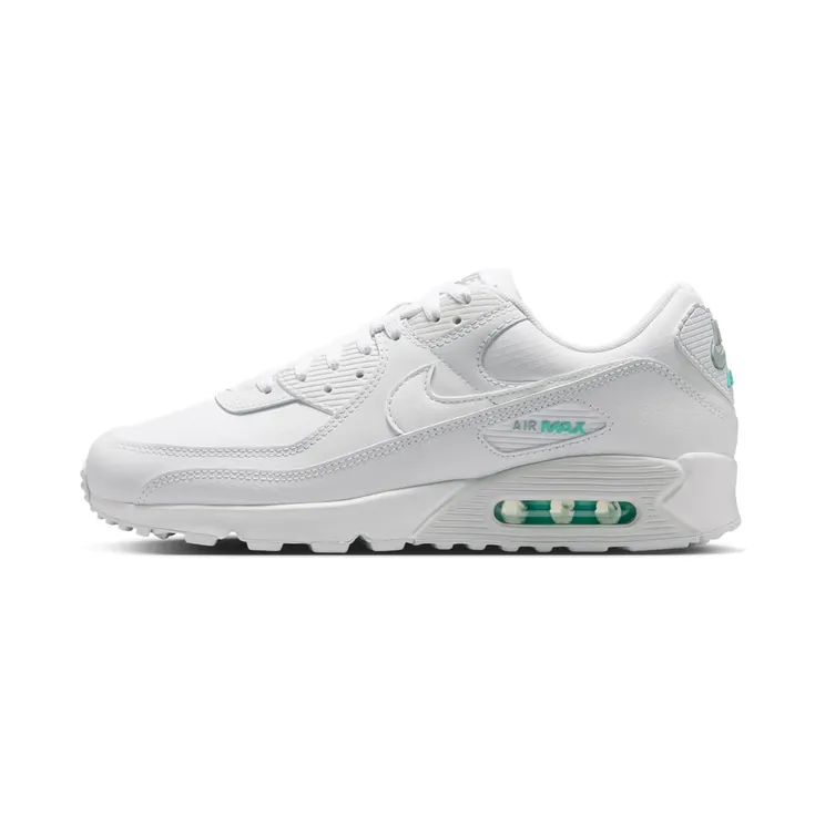 Nike Air Max 90 “White / Hyper Turquoise / Photon Dust” (IB7680-101)