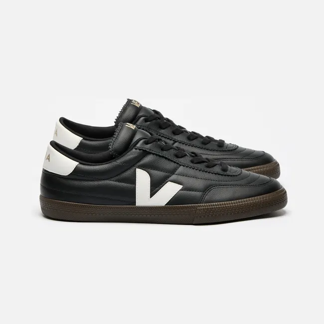 Veja Panenka Low-Top Quilted O. T. Leather Sneakers Black (FU2020707B)