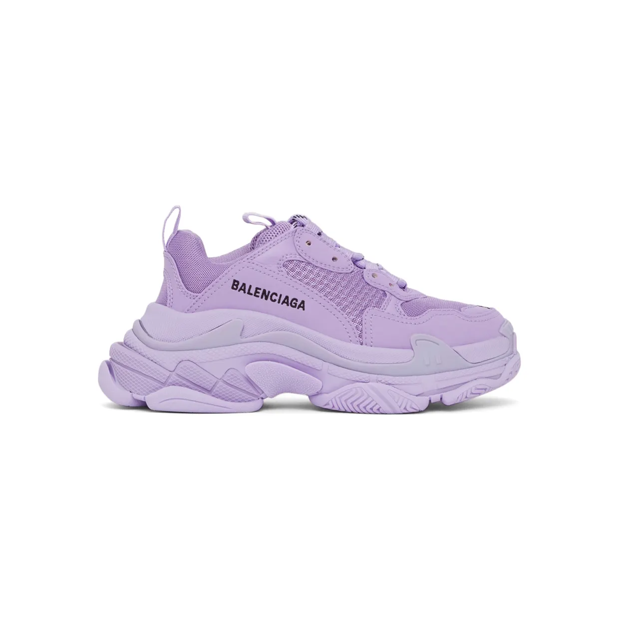 Balenciaga Purple Triple S Sneakers (524039 W2FW1)