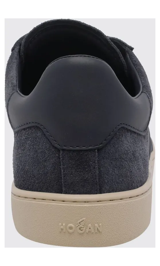 Hogan Cool Suede Sneakers Blue (HXM6470FY8TUHO783O) (3)