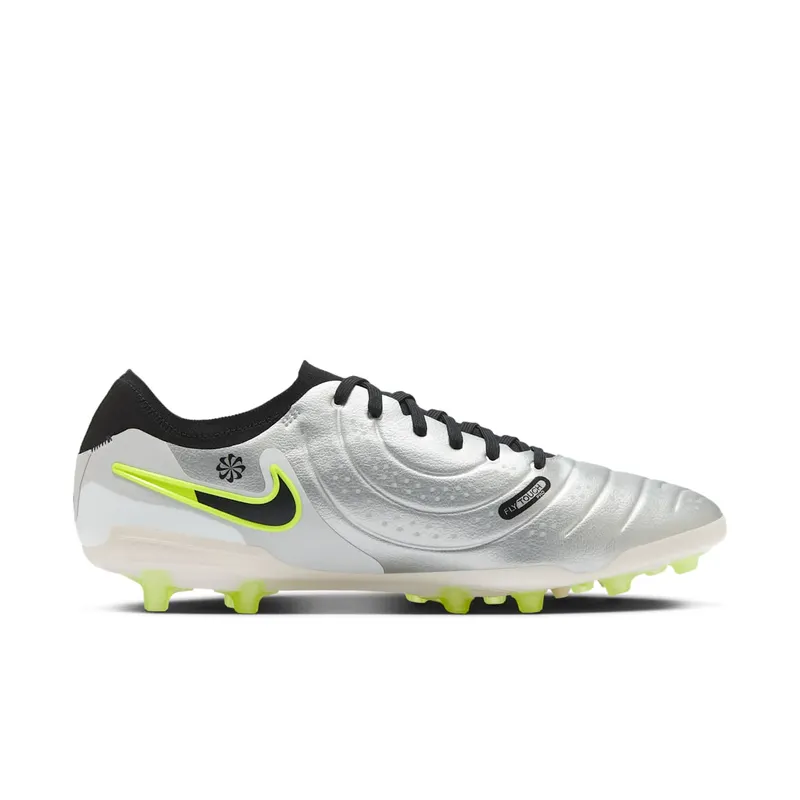 Nike Tiempo Legend 10 Pro AG Metallic Silver Volt Black (DV4334-001)
