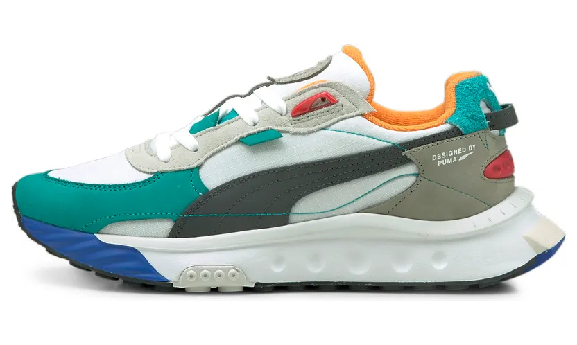 Puma Wild Rider Layers Wit/Groen (380697-02)