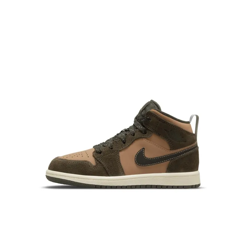 Jordan 1 Mid SE Dark Chocolate (PS) (DC7249-200)