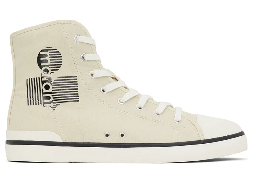 Isabel Marant Beige Benkeenh High-Top Sneakers (00MBK0088-00M004N)