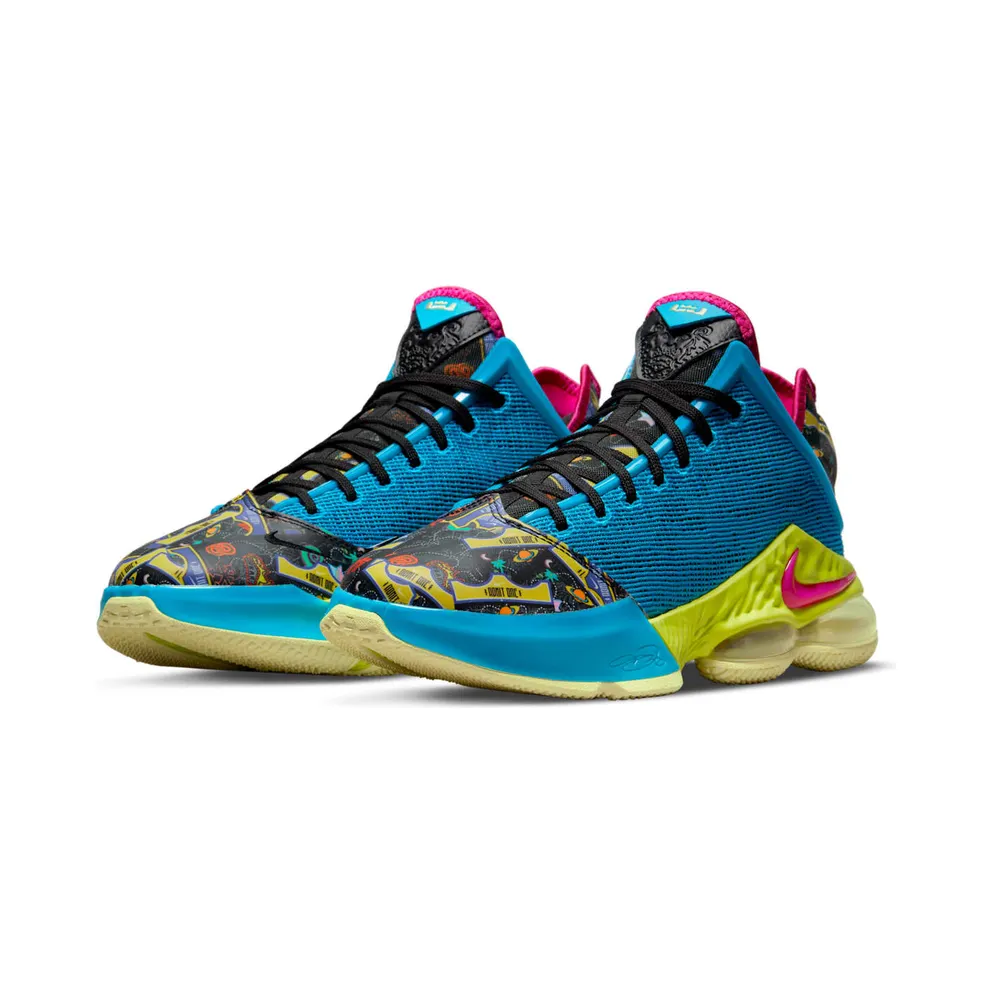 LeBron 19 Low Basketball Purple (DM1058-500)