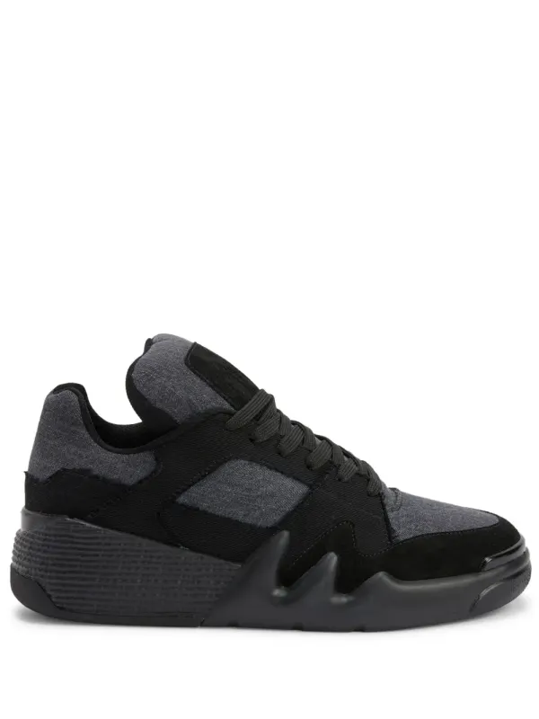 Giuseppe Zanotti Talon mit Logo-Patch – Black (RU40014002)