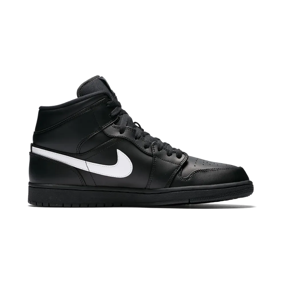Jordan 1 Mid Black White (2018) Black/White-Black (554724-049)