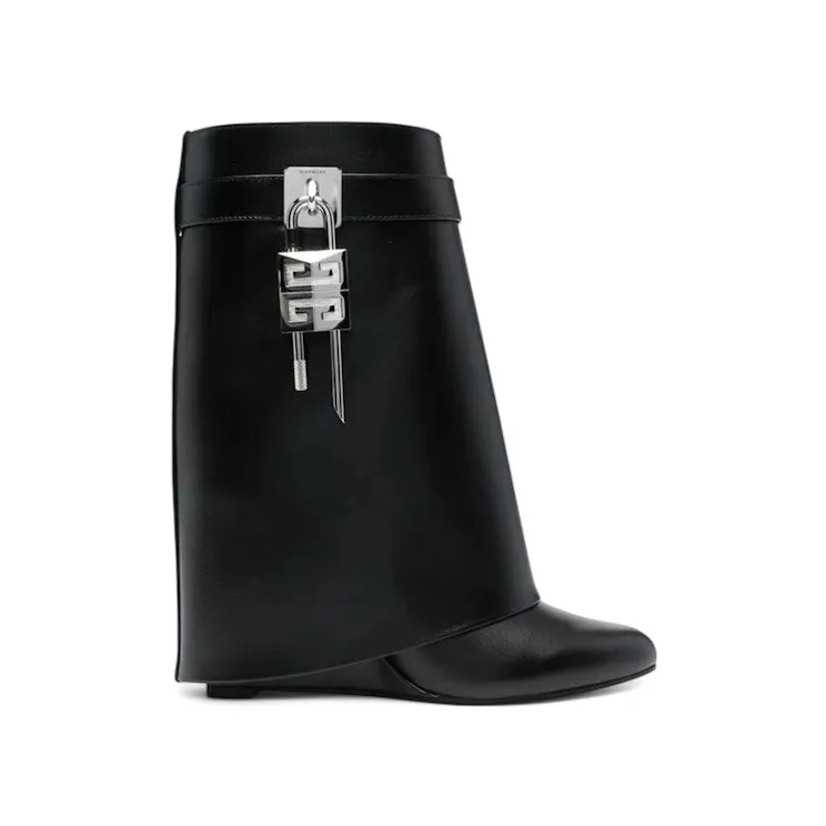Givenchy Shark Lock Pant Ankle Boots Black (BE602RE147001)