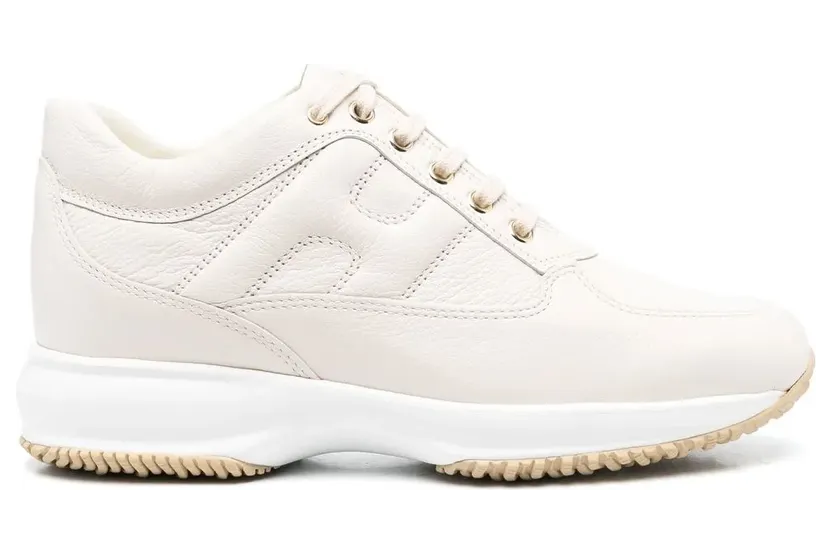 Hogan Interactive Sneakers mit Schnürung – Nude (HXW00N00010RXQ)