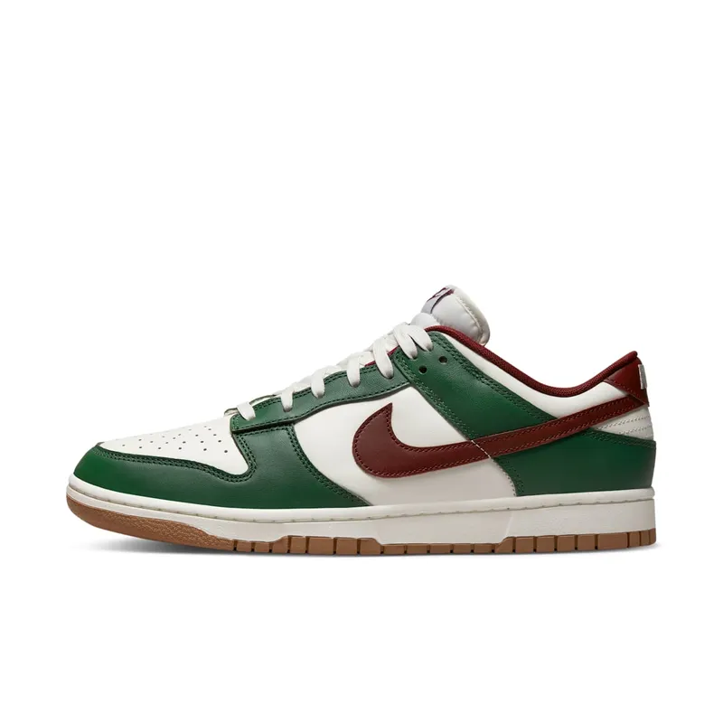 Nike Dunk Low Retro “Gorge Green / Team Red” (FB7160-161)