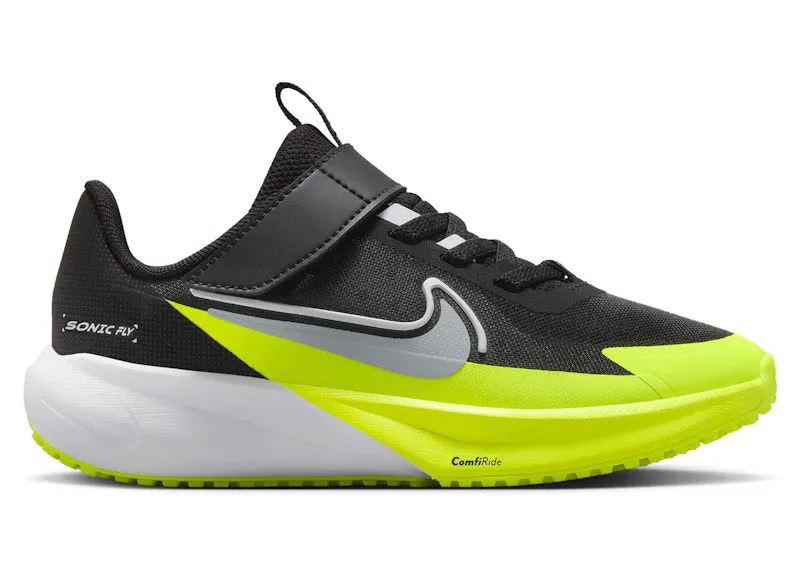 Nike Sonic Fly Black White Volt Wolf Grey (FZ0016-002)