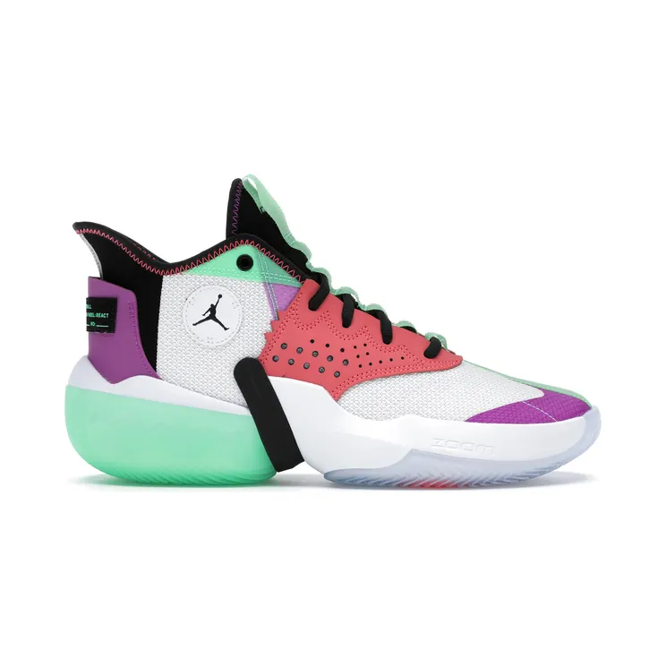 Jordan React Elevation White Multi-Color (CK6618-101/CK6617-101)